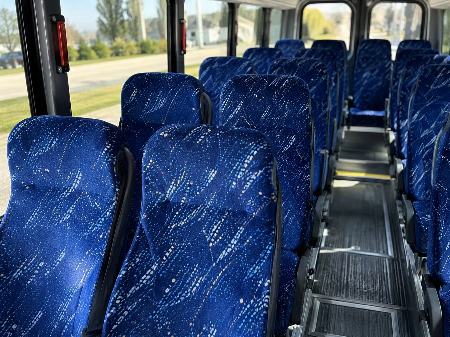 18 passenger minibus interior