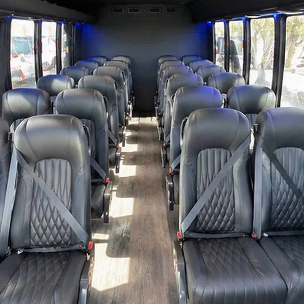 35 passenger minibus inside
