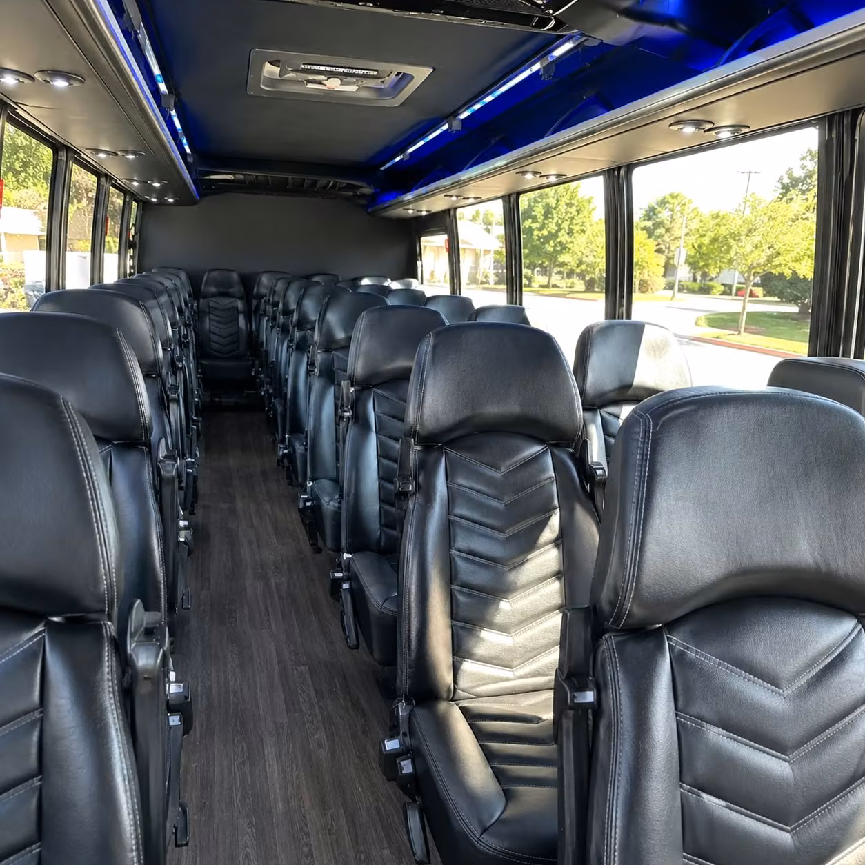 35 passenger minibus interior