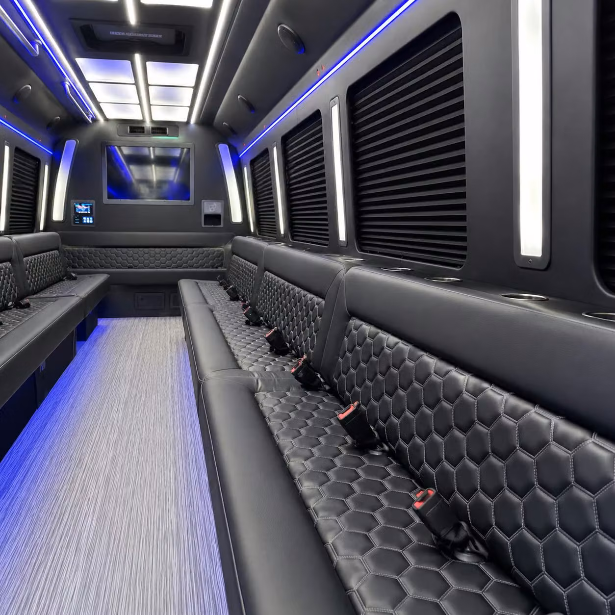 party bus interior
